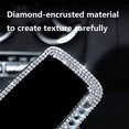 thumbnail image 5 of Espejo retrovisor de coche con diamantes de imitación brillantes, espejo de coche con diamantes de cristal Espejo retrovisor de coche con diamantes de imitación brillantes para mujer (cinta) TUNC Sencillez, 5 of 5