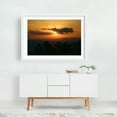 thumbnail image 2 of Pilot Mountain Sunset - Pilot Mountain North Carolina Photography White Framed Wall Art Print 16 x 24 inches, 2 of 3