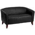 thumbnail image 1 of Causeuse en cuir noir de la série HERCULES Imperial, 1 of 9