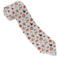thumbnail image 3 of Balery funny cats celebrating Valentine's Day Corbata Clásica de Seda para Hombre, Corbata Tejida Jacquard, Corbatas Formales para Negocios y Bodas, 3 of 7