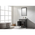 thumbnail image 5 of Pemberly Row Modern 30" Wood Single Sink Vanity In Gray Finish, 5 of 11