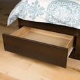 thumbnail image 5 of Prepac Queen Mate's Platform Storage Bed with 6 Drawers, Espresso, 5 of 7