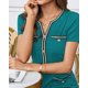 thumbnail image 5 of Vestido GRACE KARIN para mujer 2025, verano, cuello en V, manga corta, 5 of 6