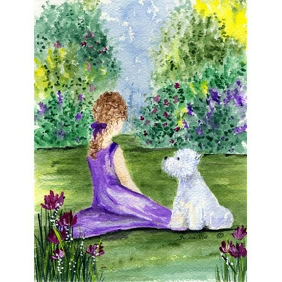 Westie Flag - Garden Size, 11 x 15 in.