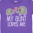 thumbnail image 4 of Inktastic My Aunt Loves Me Niece Nephew Elephant Boys or Girls Toddler T-Shirt, 4 of 5