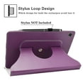 thumbnail image 3 of Labanema Compatible with Lenovo Tab M10 Plus 3rd Gen Case,360 Degree Rotary Stand Cover for Lenovo Tab M10 Plus 3rd Gen TB125FU 10.6" Tablet(Not fit M10 Plus Gen 2),Purple, 3 of 6