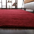 thumbnail image 3 of Rugsotic Carpets Handmade Rugs Hand Knotted Loom Rectangle 6'x9' Dark Red Wool for Indoor Use, 3 of 8