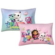 Gabby's Dollhouse Kids Comforter and Pillowcase, 2-Piece Set, Twin/Full, Reversible