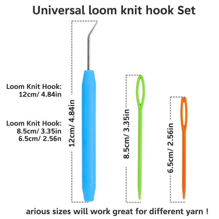 8 Pcs Knitting Loom Hook Tool Set Crochet Hooks Sewing Knitting Needles