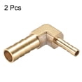 thumbnail image 3 of Conector de manguera de latón de 6mm a 4mm, codo de 90 grados, acoplador de tubo, adaptador de 2 piezas 8mm x 4mm, 3 of 3