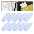 thumbnail image 2 of KAKOWELY 60Pcs Small Paper Clip Ornaments File Document Clips Paperclips Plastic Clips Mini Clips Memo Clips,2.17"X0.87"X0.08", 2 of 4