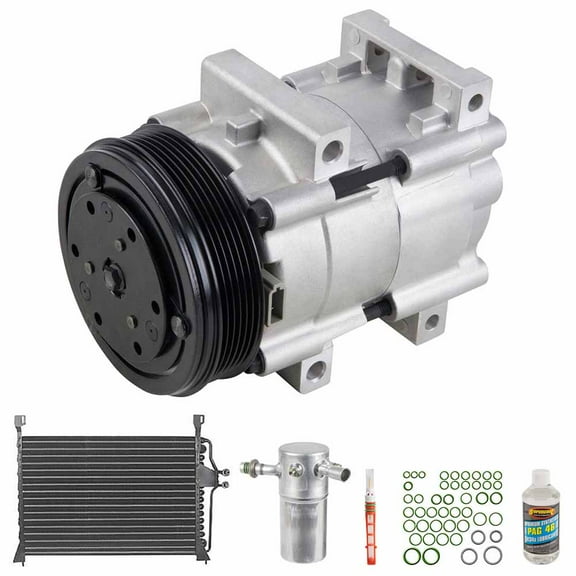 For Ford Aerostar 4.0L 1990 1993 A/C Kit w/ AC Compressor Condenser & Drier - BuyAutoParts