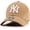 Khaki, variant on New York Cap for Men and Women | NY Hat Crafted from Pure Cotton Twill Material with Exquisite Embroidery | Adjustable NY Hat with Exceptional Comfort Durability | Olive