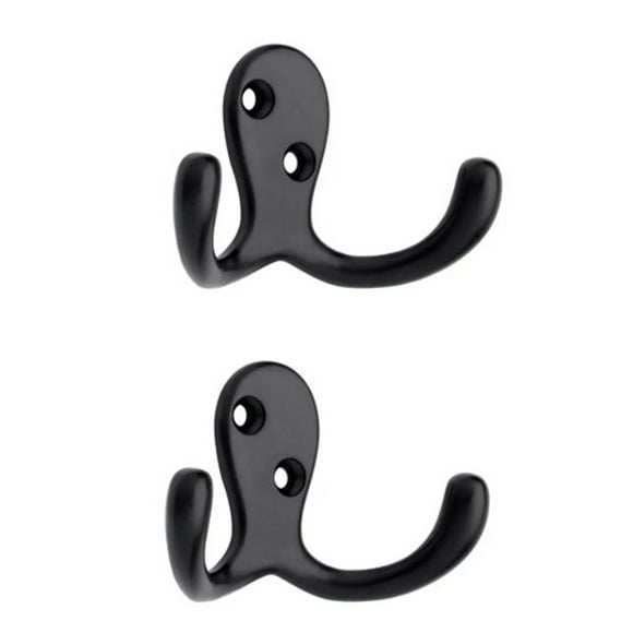 era Welcome Hook, 2-pack Black, 2.75in x 1.87in (2-Pack)