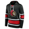 thumbnail image 1 of Men's Ottawa Senators Puck Deep Lace-Up Pullover Hoodie - Black, 1 of 3