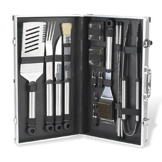 B.B.Q-Stainless Steel Master Grill Tools CHROME STEEL
