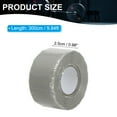thumbnail image 2 of Uxcell Grip Tape, Self-Fusing Silicone Tape 10ft, Sealing Repair Wrap Tape, Grey 1 Pcs, 2 of 6