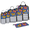 Multicolor 4, variant on Jiaoprinted Cute Axolotl 6 Set Compression Packing Cubes for Travel Essentials, Hearts Lightweight Carry on Expandable Luggage Organizer Bags for Women Men