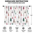 thumbnail image 2 of Blackout Kids Curtains,Multicolor Christmas Tree Pattern Childrens Insulated Curtains Set Of 2,Bedroom Essentials,Toddler Room Decor 42"x63", 2 of 5