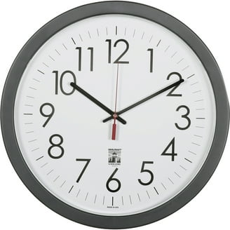 SKILCRAFT, NSN4919814, Atomic Slimline Wall Clock, 1 - Walmart.com