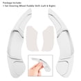 thumbnail image 2 of Steering Wheel Paddle Shifter For Ford Mondeo Edge Taurus 13-20 Aluminium Silver, 2 of 13