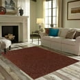 thumbnail image 2 of Ambiant Saturn Collection Solid Color Area Rugs Chocolate - 3' x 5', 2 of 4