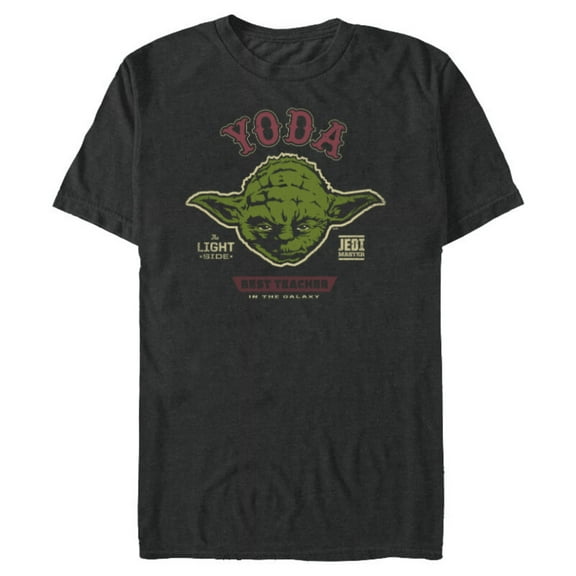 Star Wars Yoda Best Teacher in the Galaxy Teacher’s Day - Short Sleeve Blended T-Shirt for Adults - Customized-Dark Heather