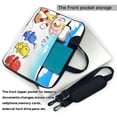 thumbnail image 2 of Lsque Pikmin Pattern Laptop Bag – Portable & Slim Single-Shoulder Computer Case with Adjustable Strap, Protective, Lightweight for 13”/14”/15.6” Laptops, 2 of 8