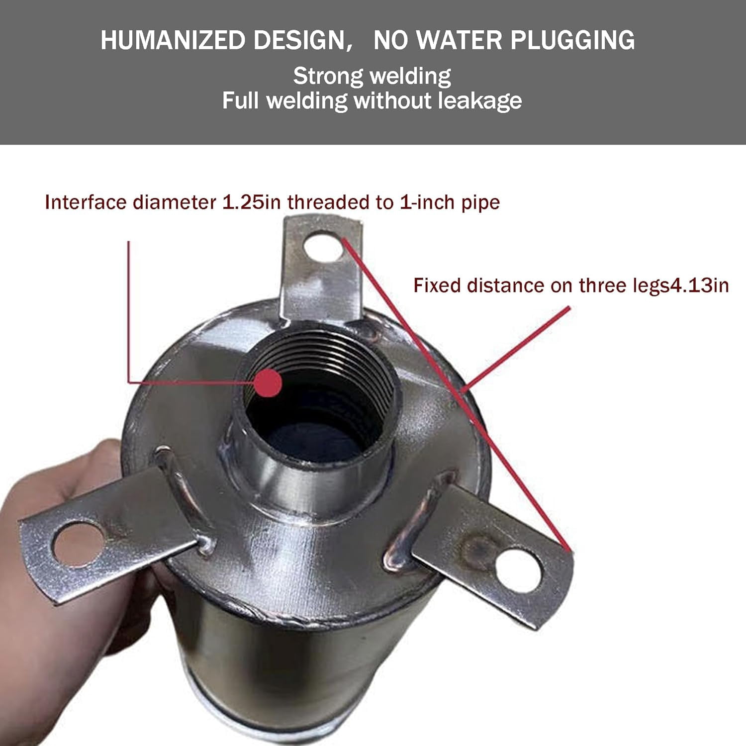 Well Pump,Deep Well Pump,Stainless Steel Manual Water Pump,Durable Pitcher for Groundwater Extraction,Ideal for Home Garden,Yard and Farm Use,Suction range 32 Feet/10 Meters
