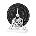 thumbnail image 2 of CarpNettore Perpetual Calendar Reusable Creative for Living Room Office Decor Decoration Black Sliver, 2 of 9