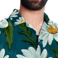 thumbnail image 5 of Daisy Men's Short Sleeve Hawaiian Shirt, Casual Printed Button Down Beach Tops for Summer, Spread Collar Mens Shirts Unisex, 5 of 6