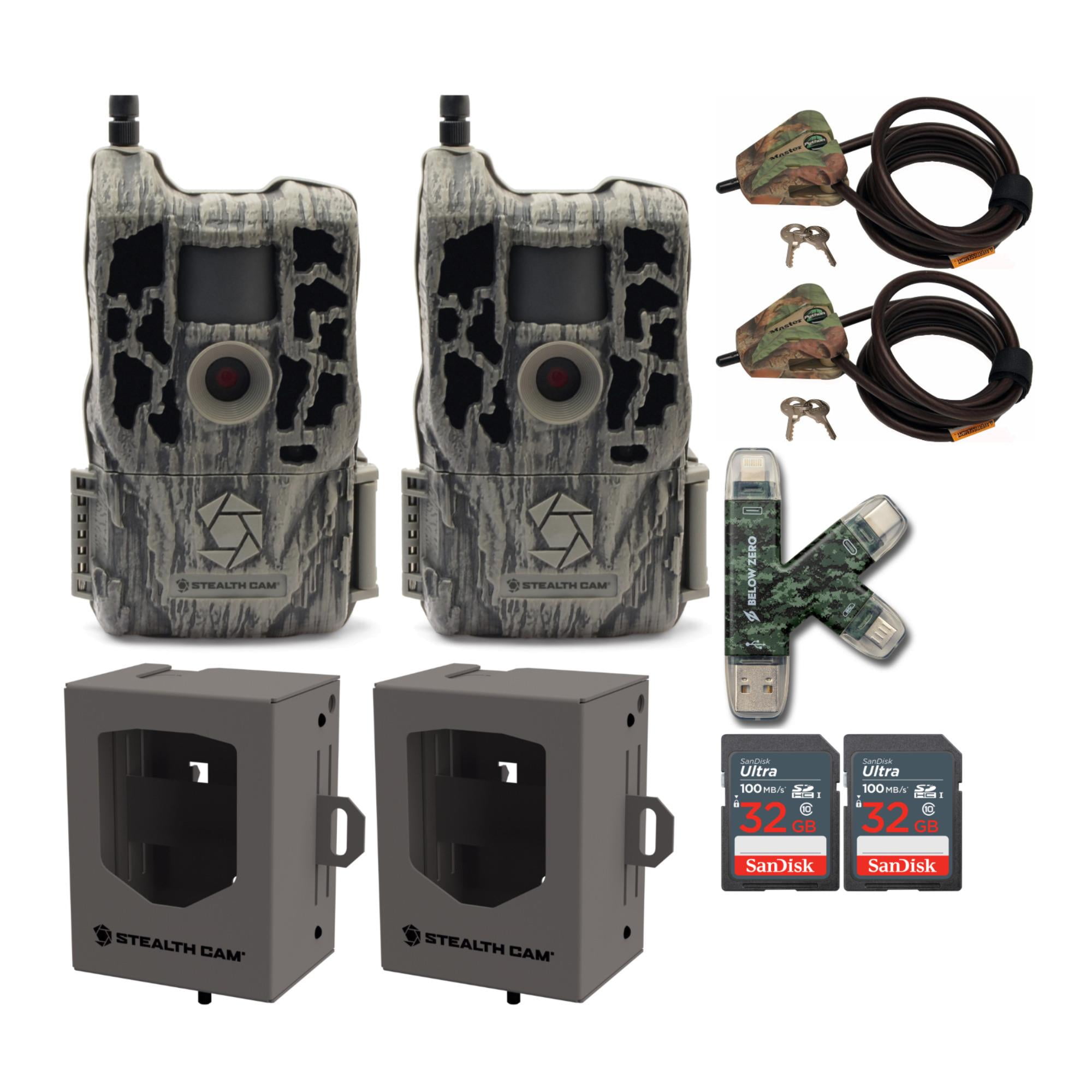 Stealth Cam Reactor 26MP Trail Camera (Verizon, 2Pack) Super Security