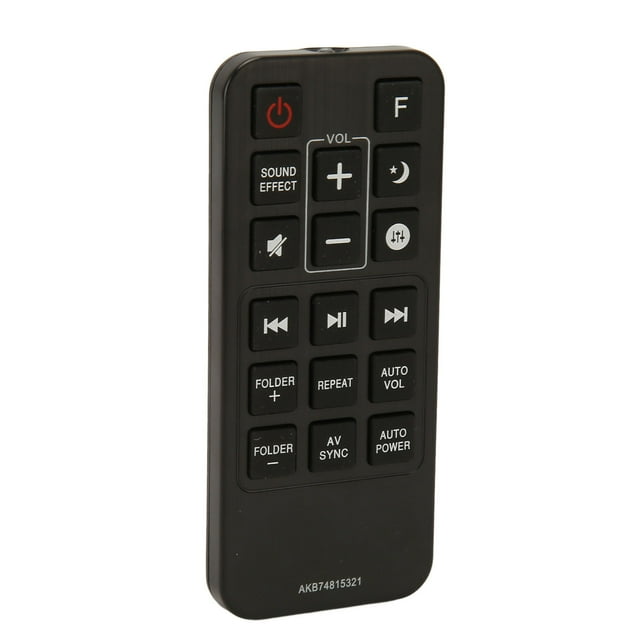 Soundbar Remote Control, Ergonomic Design Multifunction AKB74815321 Easy To Read Remote Control Replacement for SH5 for SJ5Y for SJ5 for SH5B