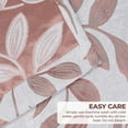 thumbnail image 4 of Superior Blackout Leaves Curtains Set of 2, Light Filtering Grommet Curtain Panel Set, Champagne, 52"W x 120"L, 4 of 7