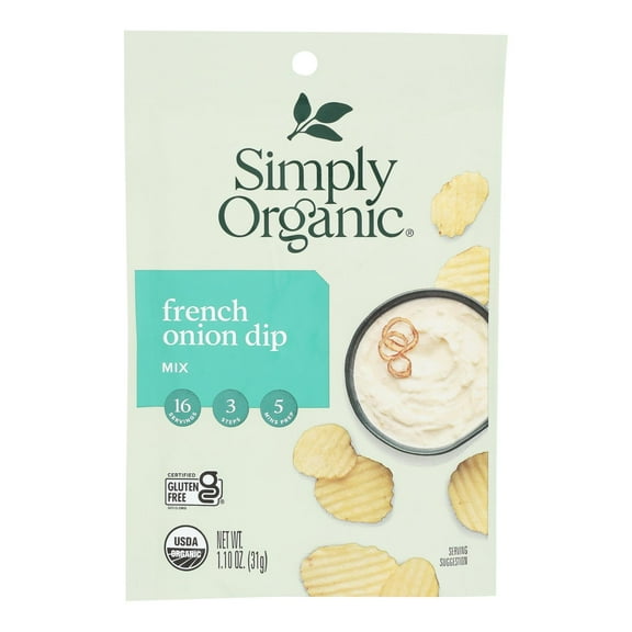 Simply Organic Organic French Onion Dip 1.1 oz.
