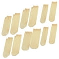 thumbnail image 3 of Allegra K Bas Unisexes en Polyester Extensible pour Homme Femme Beige, 3 of 3