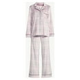 thumbnail image 3 of Joyspun Women's Velour Knit Pajama Set, 2-Piece, Sizes S to 5X, 3 of 3