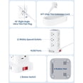 thumbnail image 3 of Power Strip SMALLRT Tower con 12 tomas de corriente alterna USB y cable de 6.5 pies, 3 of 8