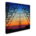 thumbnail image 2 of Riekus Reinders 'Electric Coloured Sky' Canvas Art, 2 of 3