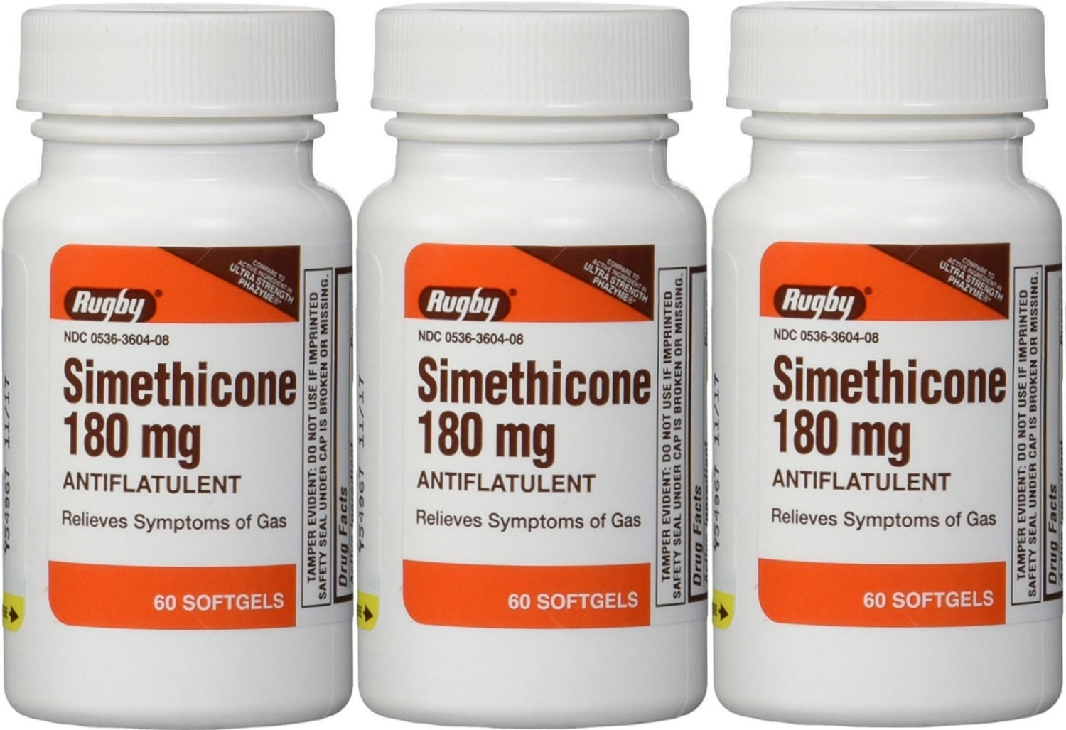 Simethicone 180 mg Generic for Phazyme Ultra Strength AntiGas 60