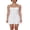 White, variant on Women Summer Y2k Sling Dress Sleeveless Sexy Spaghetti Straps Lacing Pleated See-Through Party Night Mini Dress