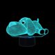 thumbnail image 1 of Luz nocturna LED con ilusión óptica 3D para bebés y niños, lámpara de perro 3D con 7 colores cambiantes, lámpara de noche táctil, decoración de dormitorio, lámpara de perro con cable USB, 1 of 5