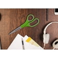 thumbnail image 6 of Westcott KleenCut 8” Titanium Scissors with Ergonomic Green Handle, 4-Pack for Office and High School, 6 of 6
