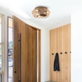 thumbnail image 2 of Parrot Uncle 13“ Boho Small Caged Flush Mount Ceiling Fan with Lights and Remote, Low-Profile Bladesless Ceiling Fan for Bedroom, 2 of 11