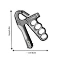 thumbnail image 3 of NAOJIE® Renforceur de Poignée avec Résistance Réglable 11-220lbs(5-100kg), Compteur Automatique, Design Ergonomique-Gris, Renforceur de Poignée, Poignée, Renforceur d'Avant-bras, 3 of 8