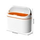 thumbnail image 3 of Mini bote de basura con tapa | Pequeño cesto de residuos para encimera, escritorio, baño, tocador de maquillaje | Cubo de pelusa de plástico extraíble de 4L | Soporte compacto para basura para, 3 of 6