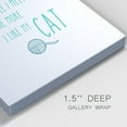 thumbnail image 3 of The More I Like My Cat - Premium Gallery Wrapped Canvas - Ready to Hang Set of 2 - 40 x 40 Each, 3 of 6