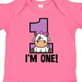thumbnail image 4 of Inktastic 1st Birthday Cow Farm Party Girls 1 Year Old Girls Baby Bodysuit, 4 of 5