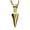 Gold, variant on Fashion Jewelry Arrow Head Pendant Long Chain Necklace Stainless Steel Gift-Silver
