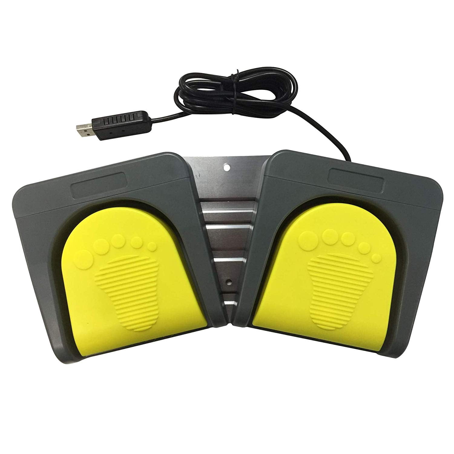 USB Foot Pedal Mechanical Keyboard 2019 Updated Version for Video Game,2 Foot Switches Control